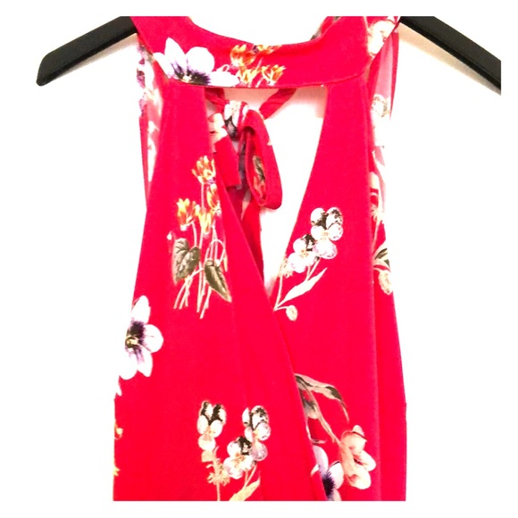 Maxi Halter Floral Dress - Picture 1 of 6